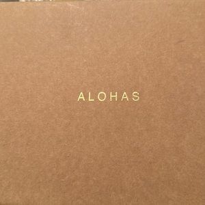 Aloha Marshmallow Scacchi Black and White Platform Sandals